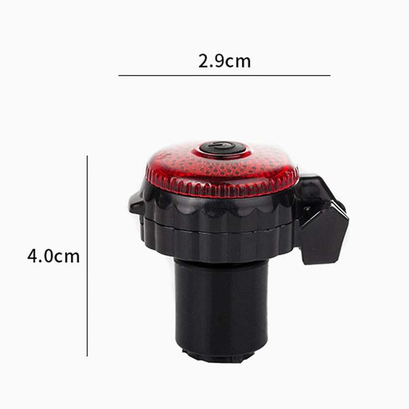 2x Bicycle Rearview Mirrors 360 Degree Blast-resistant Lens