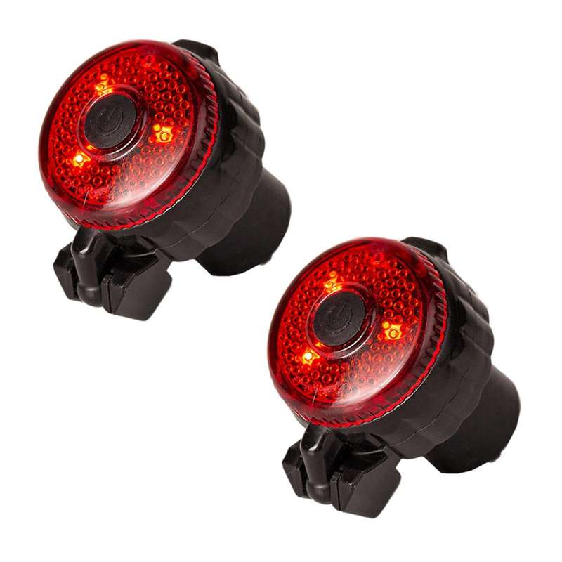 2x Bicycle Rearview Mirrors 360 Degree Blast-resistant Lens