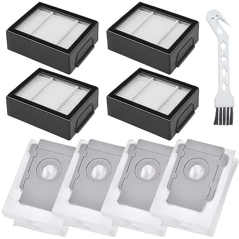 Filter and Dust Bag Parts Replacement Kit for Robot Vacuum Cleaner