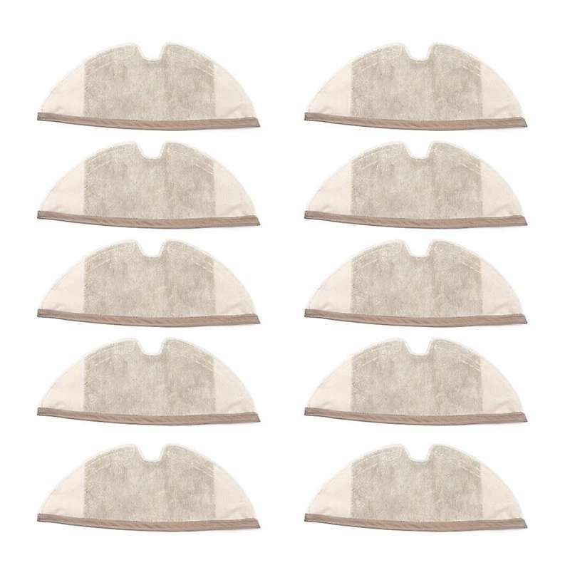 10 Pack Replacement Full Microfiber Mopping Pads Cloth Rags