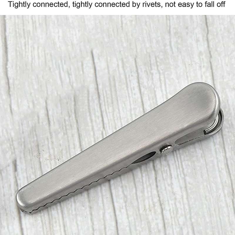 Food Sealing Clips Stainless Steel Alligator Clips,8cm