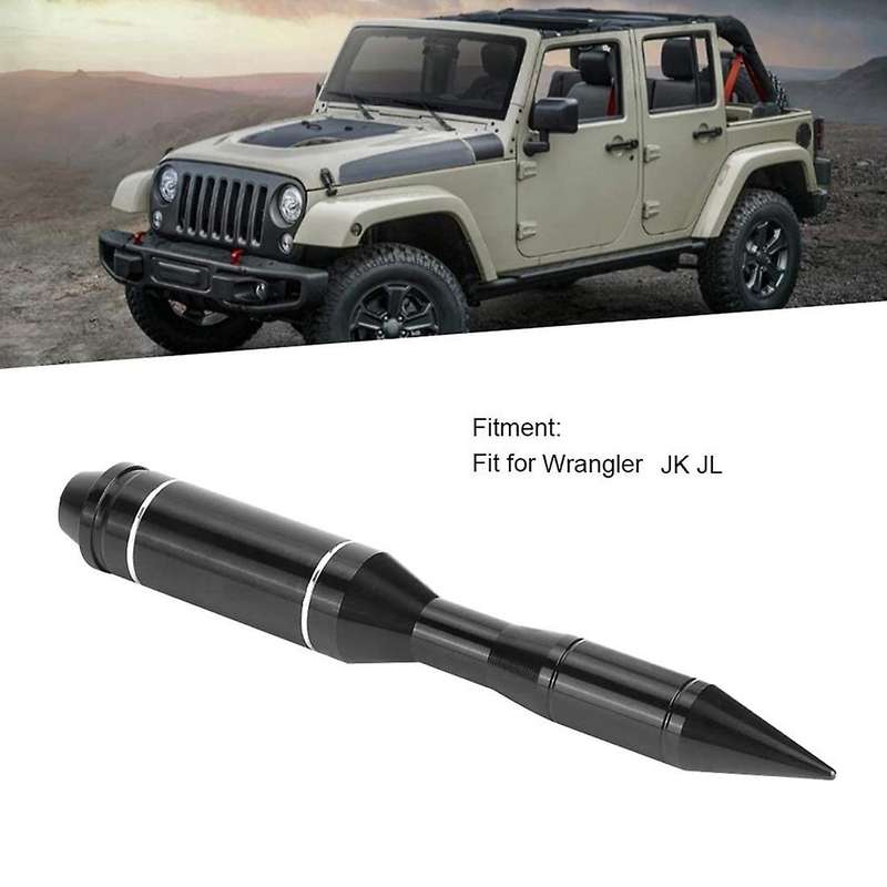 Antenna Replacement Accessories for 07-21 Jeep Wrangler Jl Jk, Black