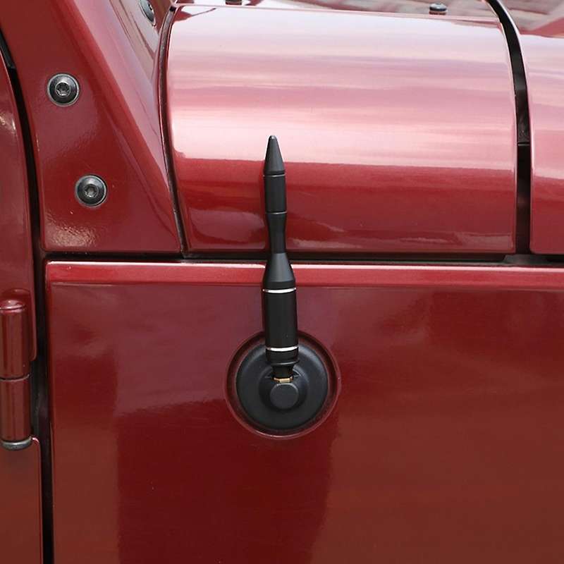 Antenna Replacement Accessories for 07-21 Jeep Wrangler Jl Jk, Black