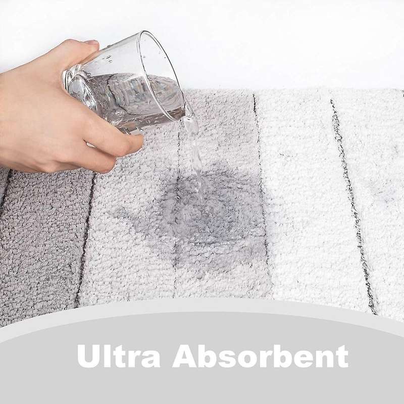 Super Absorbent Bathroom Mats Thick Velvet Floor Carpet Non-slip ,f