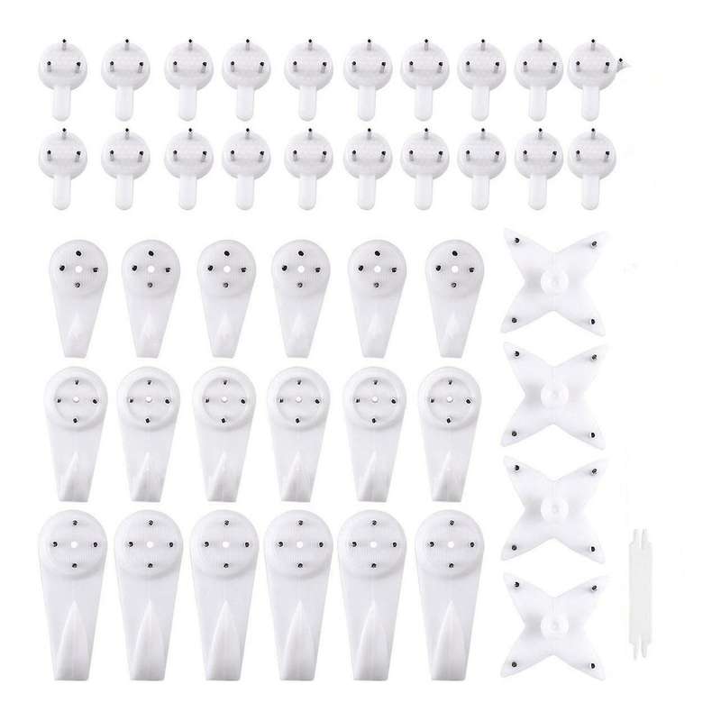 105 Pack Picture Hangers Clock Wedding Photos Hanging Hardware Kit