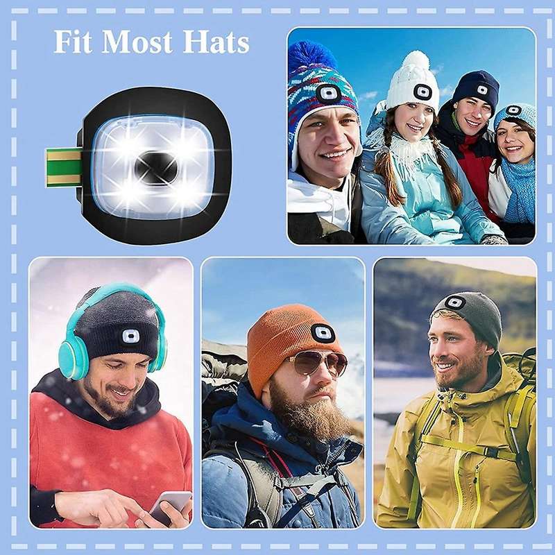 Usb Rechargeable Light for Led Knit Beanie Hat, 4 Pieces, Led Lights