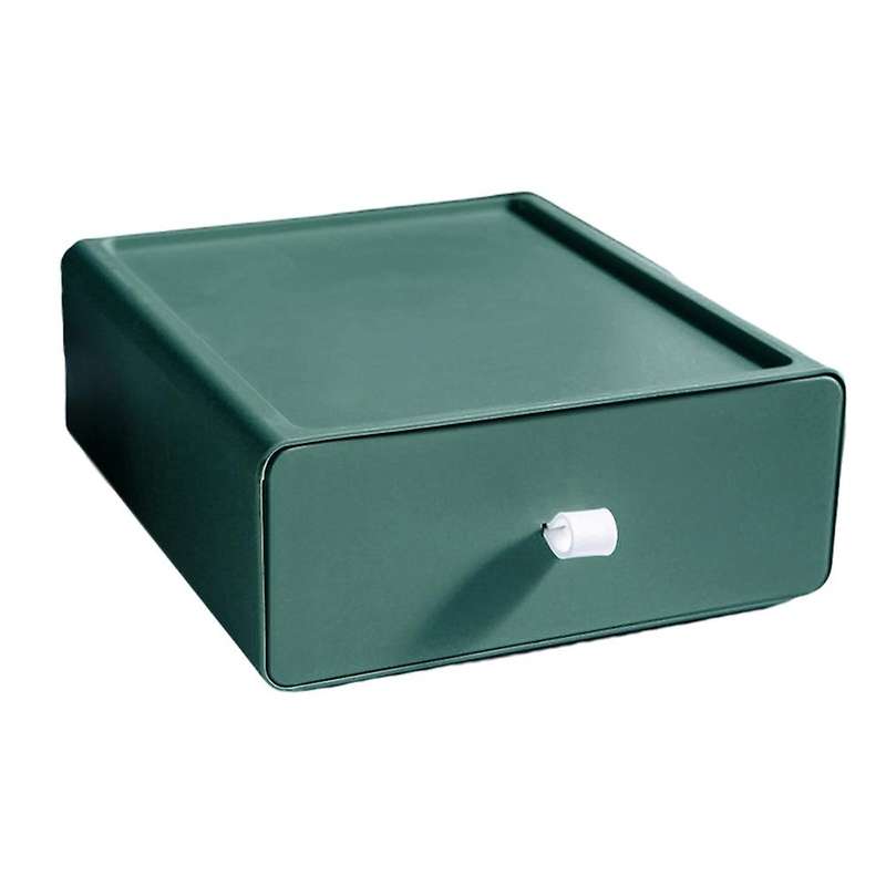 Desktop Organizer Storage Drawer Makeup Box Stackable Jewelry Box-c