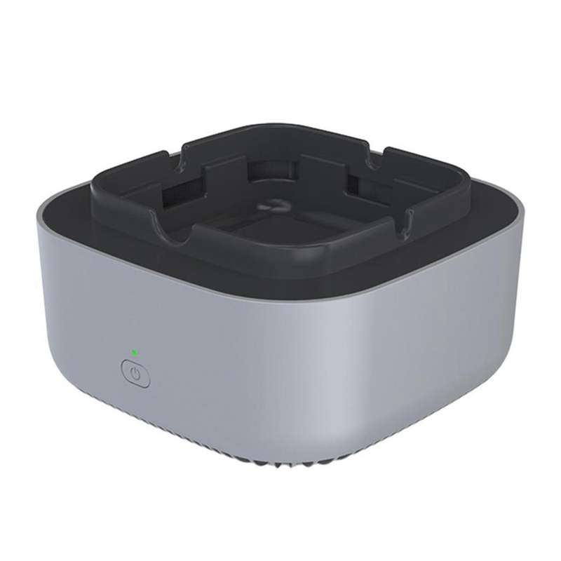 Creative Air Purifier Intelligent Ashtray for Living Room Home Grey