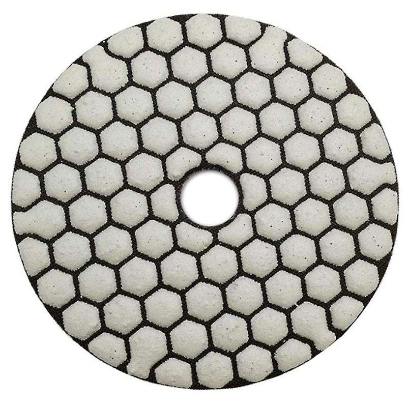 6pcs Dia 4inch/100mm Grit 30 Diamond Dry Polishing Pads for Granite