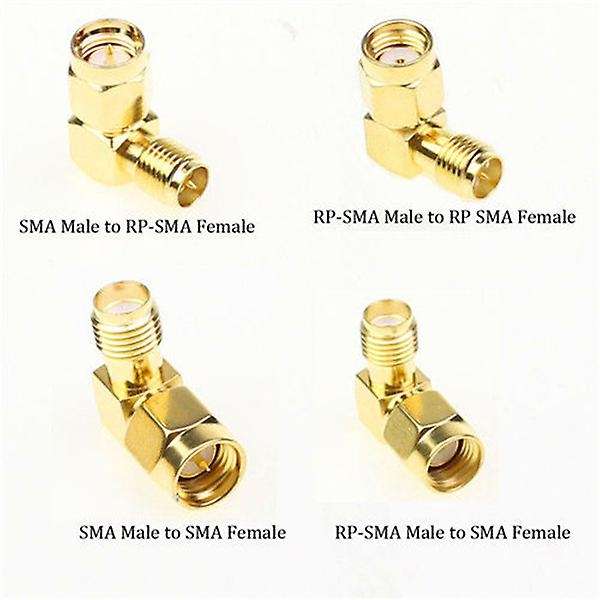 18 Pcs Sma Kits Connector Male Female Plug Antenna Adapter Coax Set