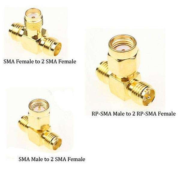18 Pcs Sma Kits Connector Male Female Plug Antenna Adapter Coax Set