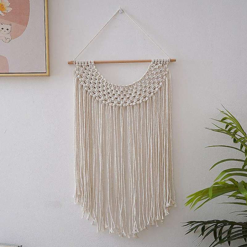 Macrame Wall Hanging Art Woven Boho Home Decor, Geometric Beautiful