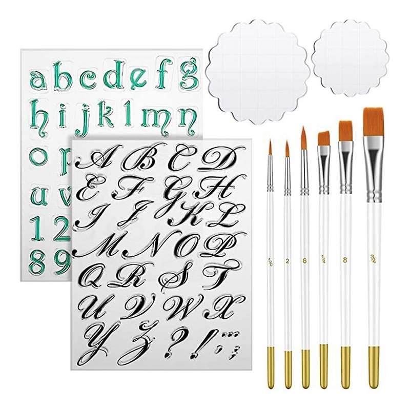 Cookies Letters Stamp Sweet Cake Decorating Tools Diy Alphabet Cutter
