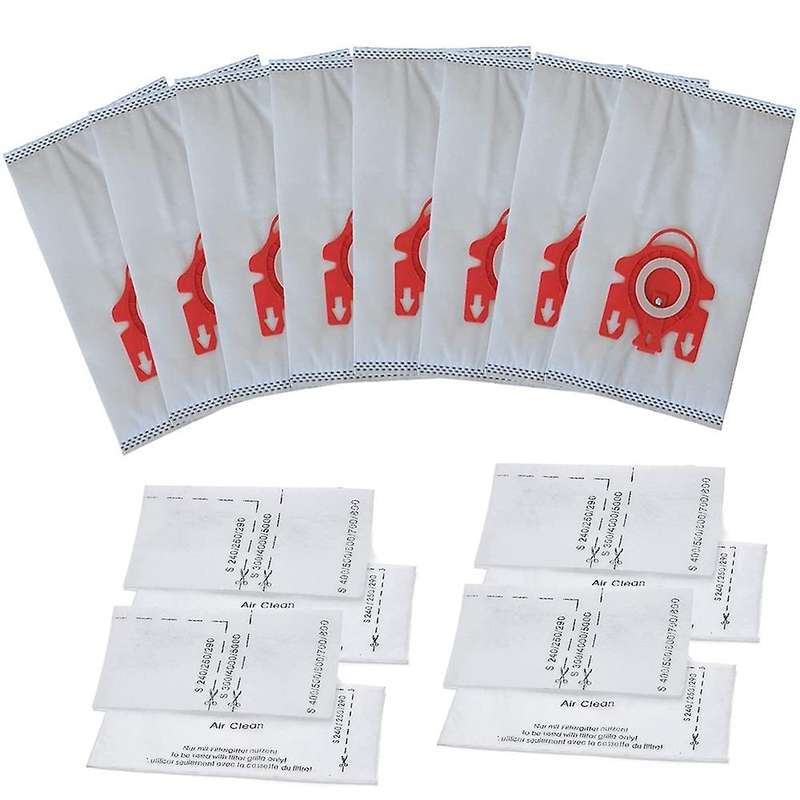 Vacuum Cleaner Bags for Miele Type Fjm Airclean 3d C1 C2 Complete