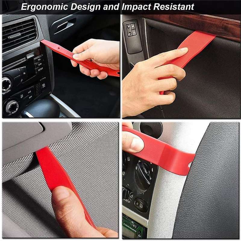 12 Pcs Auto Trim Removal Tool Car Removal Tool Kit Plastic Pry Tool