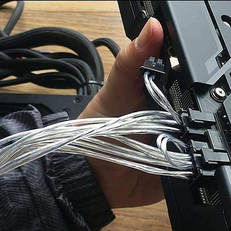 8 Pin to 2 X 8 Pin (6+2) Pcie Power Splitter Cable 9 Inches (6 Pack)