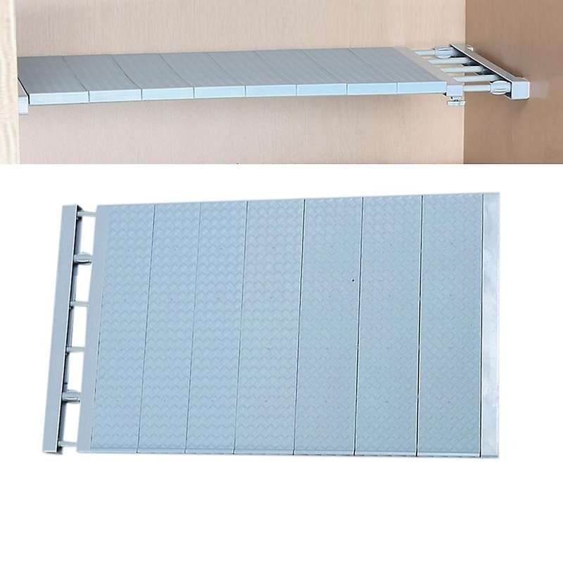 Wardrobe Layered Partitions Retractable Wardrobe Storage Rack 2