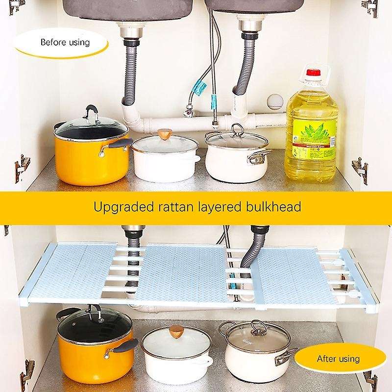Wardrobe Layered Partitions Retractable Wardrobe Storage Rack 2