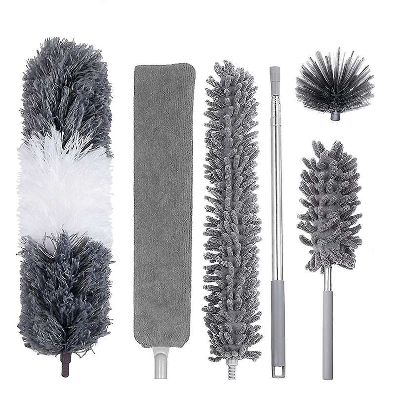 6pcs Duster Cleaning Kit,microfiber Duster for Cleaning Dust Cobweb