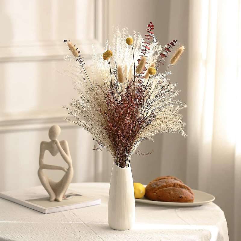 Natural Dried Flower Bouquet,for Vase,home Table Wedding Party Decor