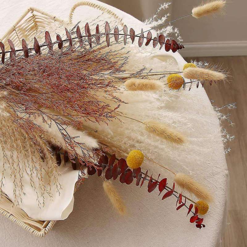 Natural Dried Flower Bouquet,for Vase,home Table Wedding Party Decor