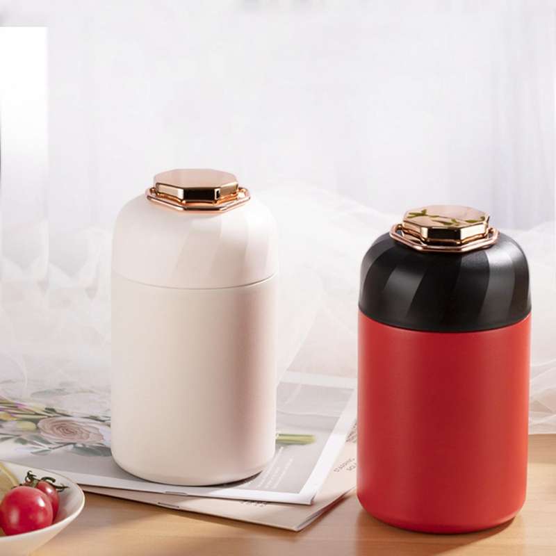 Food Flask Stainless Steel Insulated Jar Hot Food Containers 600ml A