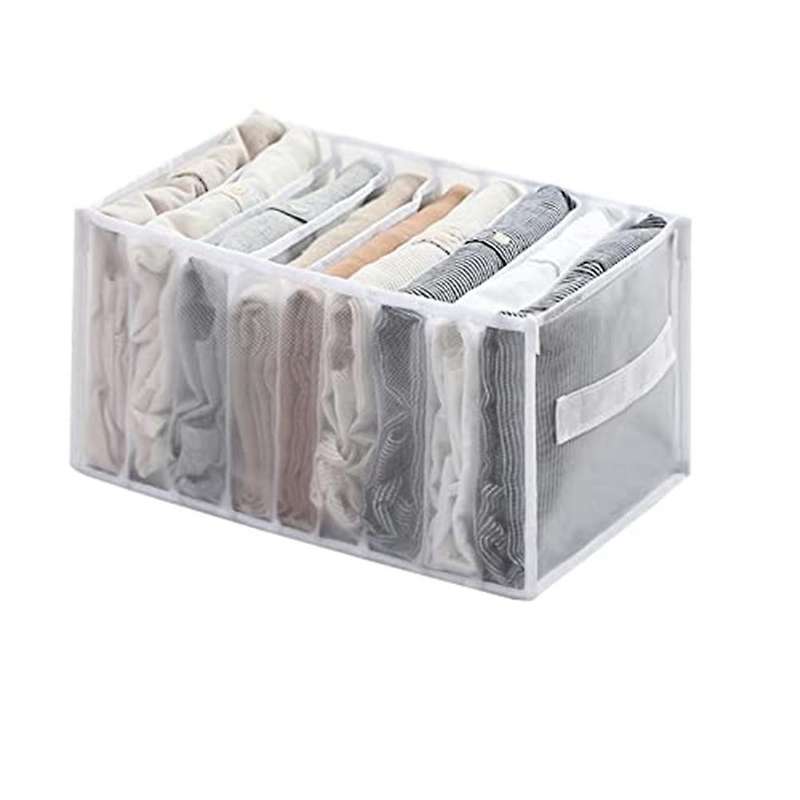 For Jeans Underwear Socks Storage Box Pants Storage Organizer 3pieces