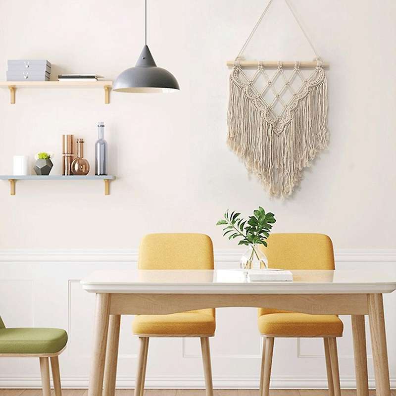 Macrame Wall Hanging Art Woven Boho Home Decor, for Room Decoration