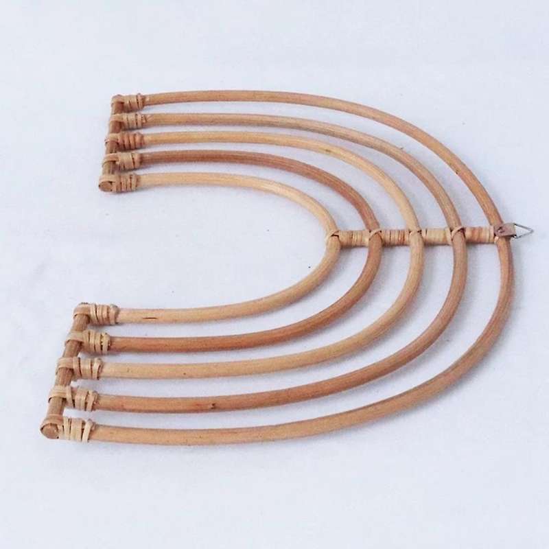 Rattan Rainbow Nursery Decor Baby Room Wall Decor for Baby Girl-b