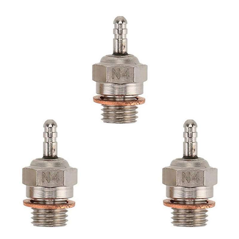 N4 Bouchon Bougie D'allumage Pour 1/10 Hpi Hsp Rc Bateau De Voiture