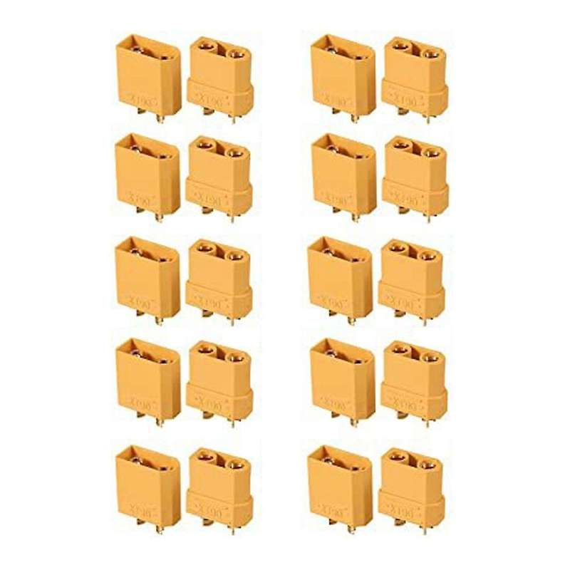 10 Pair Xt90 Xt90h Battery Connector Set Banana Plug for Lipo Battery