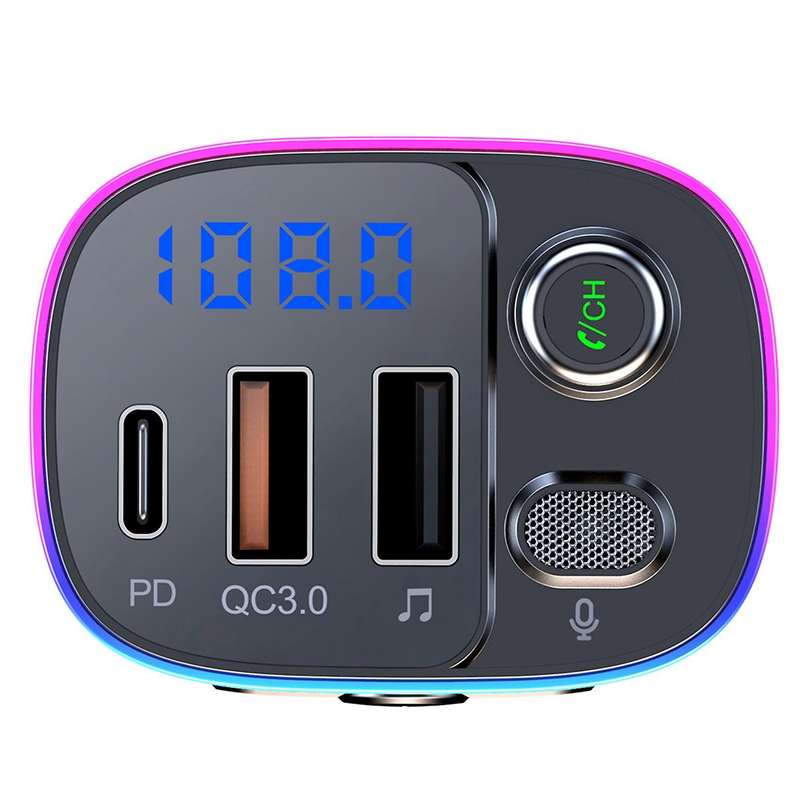 T65 Bluetooth Car Adapter, Wireless Car Radio Adapter Music Player