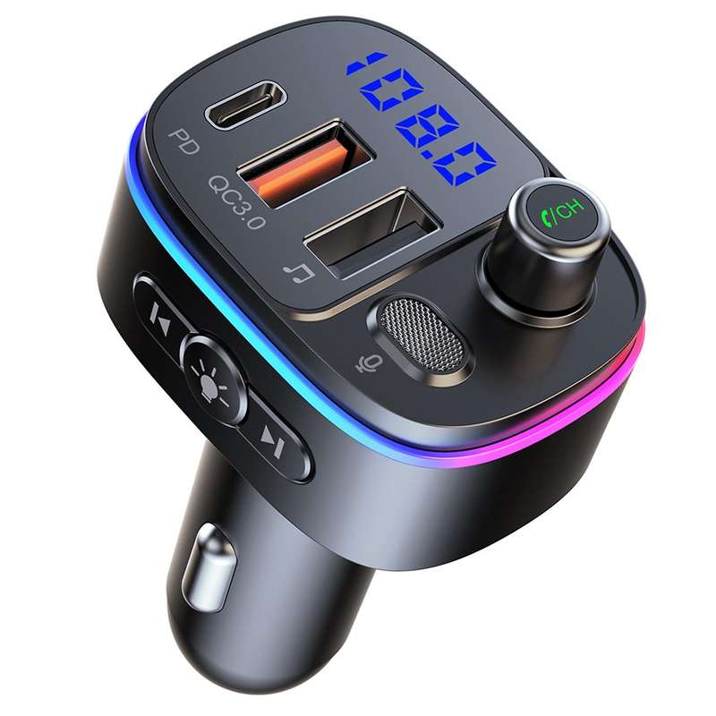 T65 Bluetooth Car Adapter, Wireless Car Radio Adapter Music Player
