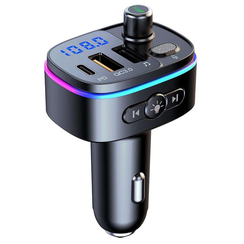 T65 Bluetooth Car Adapter, Wireless Car Radio Adapter Music Player