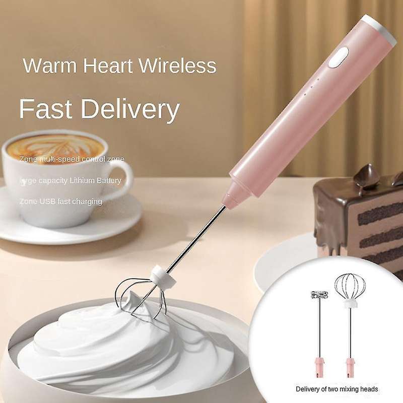 Electric Whisk Usb Recharge Three Speed Kitchen Cooking Tool Green