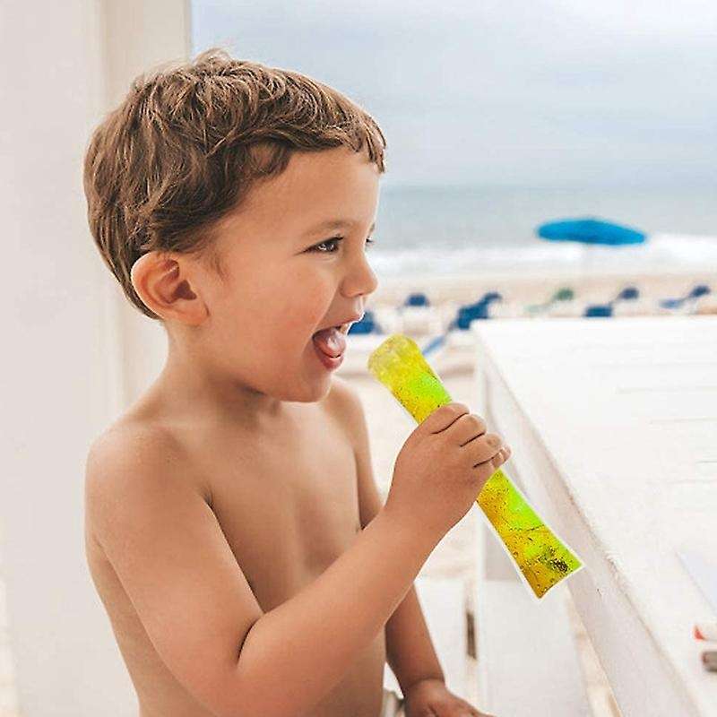 Disposable Popsicle Bags 120pcs Freezer Tubes, Ice Bags with Funnel