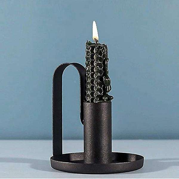 2pcs Taper Candle Holder Iron Vintage Candelabra Stand Home Decor