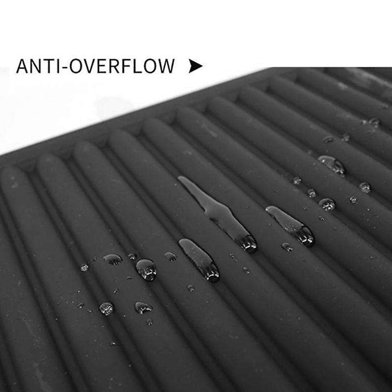 Black Silicone Insulation Mat Anti-skid Anti-scalding Pad