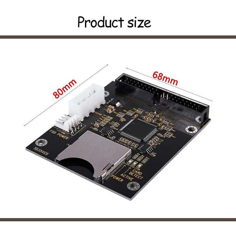 Sd Sdhc Card to Ide 3.5 Inch 40pin Male Adapter Male Ide Hard Disk