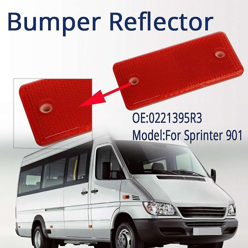 2pcs Car Rear Bumper Reflector for Mercedes-benz Sprinter 2002-2006