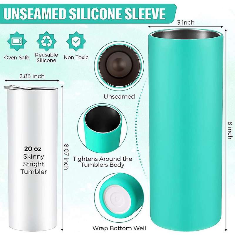 Silicone Packaging Sublimation Glass Silicone Packaging Cup Clip