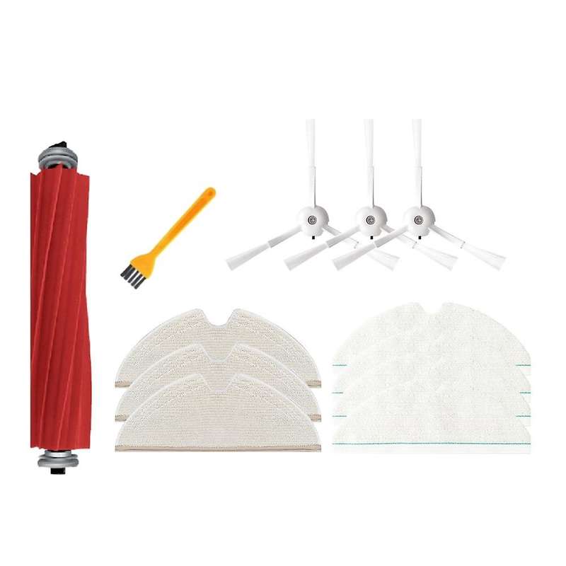 12pcs for Roboroc T8/q7 Max/max+ Robot Main Brush Mop Side Brush