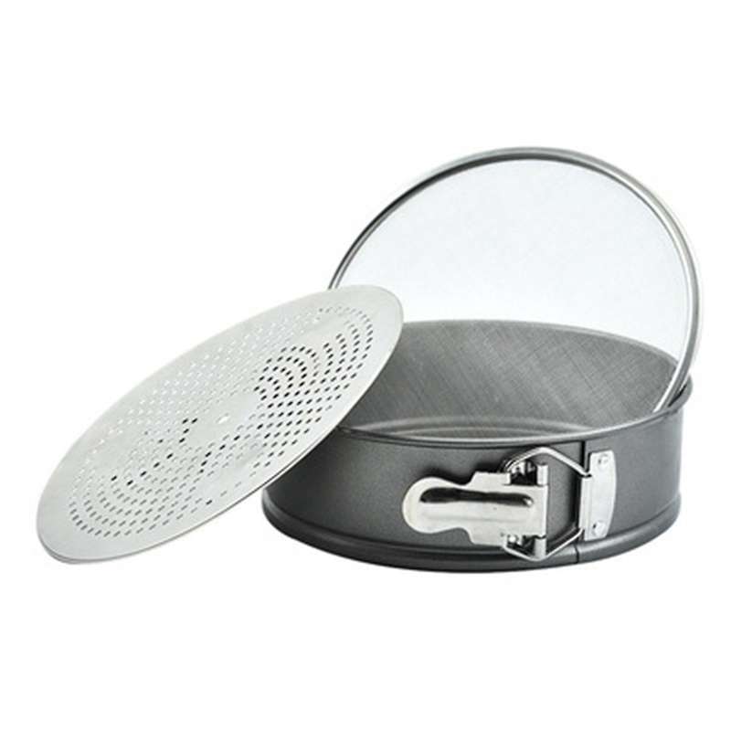3-in-1 Cake Mold Steel Flour Sieve Steamer Cake Mold Baking Tool B