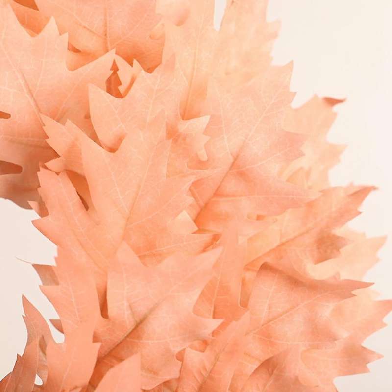 Pink Christmas Wreath Simulation Bodhi Leaf Decoration Plastic Door