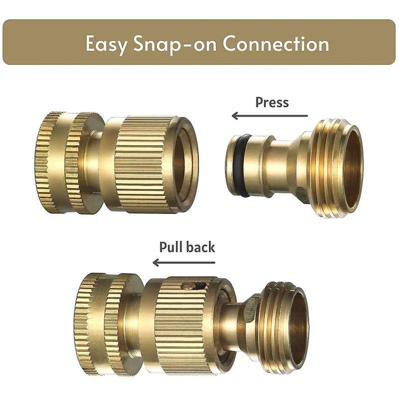 Garden Hose Quick Connect - Connect Garden Hose Fittings, Water Hose