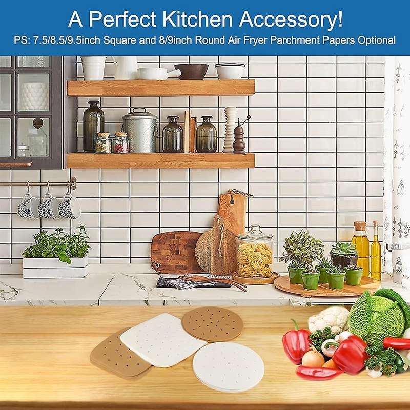 Air Fryer Parchment Paper Liners,square,for Air Fryers,baskets