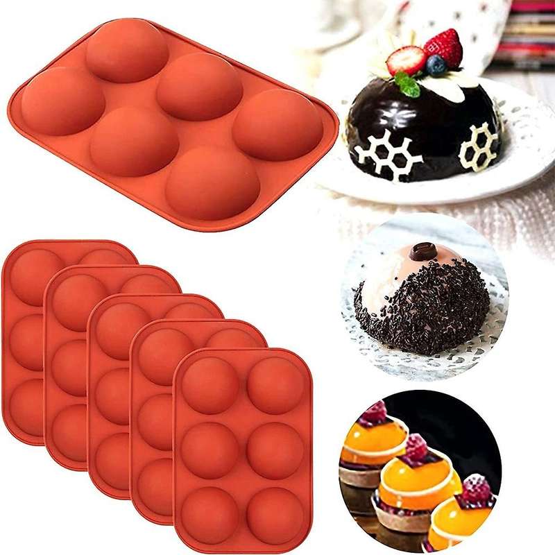 Mold for Hot Chocolate (small), Semi Sphere Silicone Molds for Baking