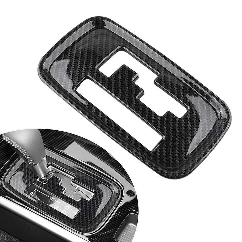 Carbon Fiber Car Gear Shift Panel Cover Trim for Outlander 2013-2019