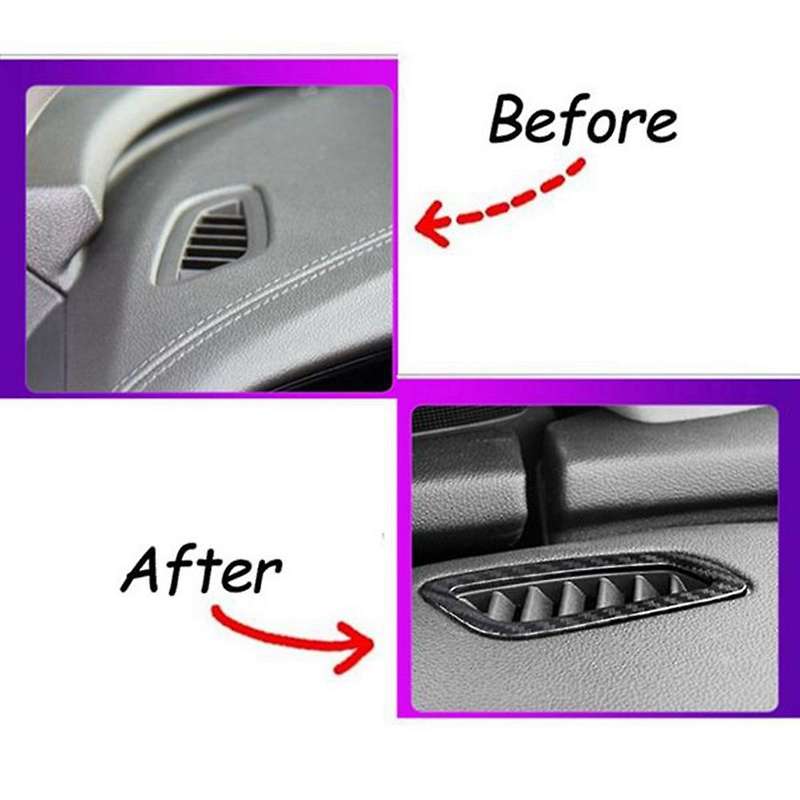 For Buick Regal Carbon Fiber Car Dashboard and Rear Vent Outlet Cover