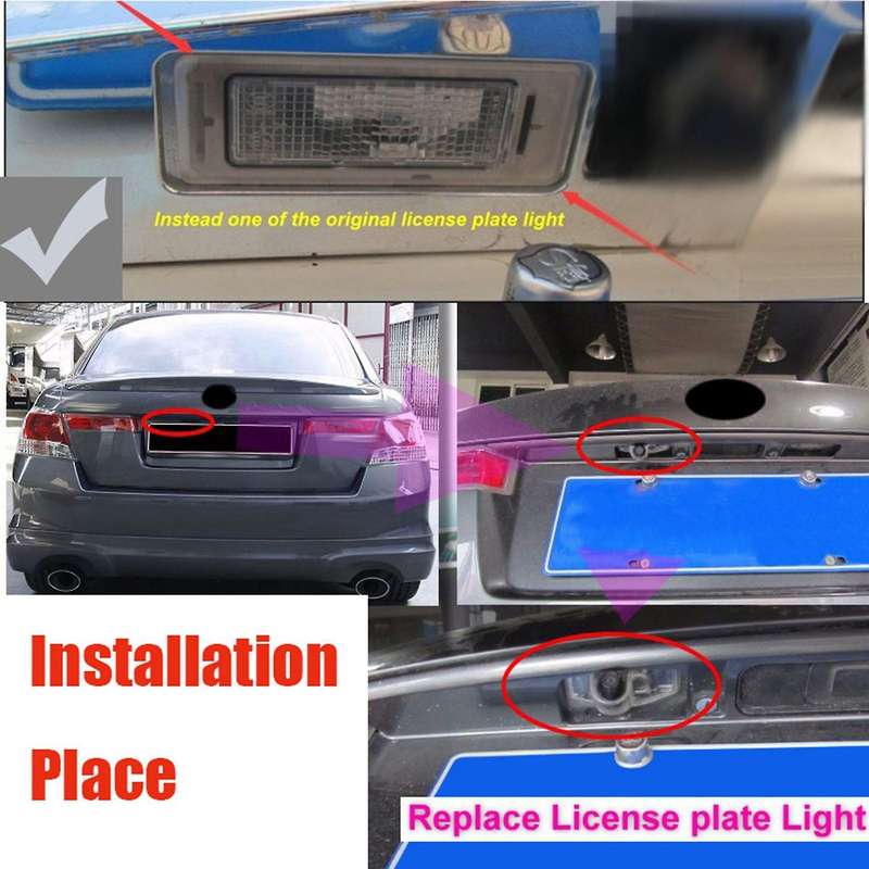 Rear View Back Up Camera Ccd + Rca Parking Camera Auxiliary Camera